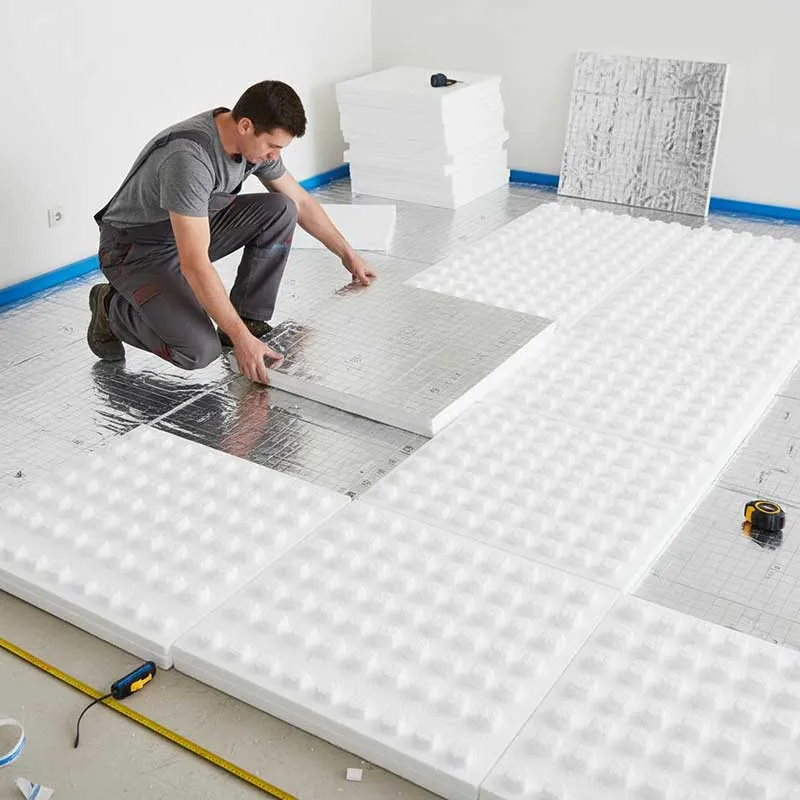  عایق‌بندی کف و بستر لوله‌گذاری سیستم گرمایش از کف