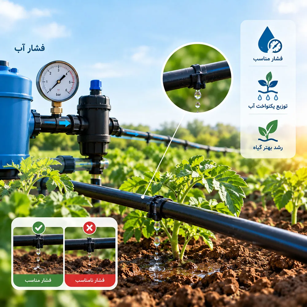 نقش فشار آب در عملکرد سیستم